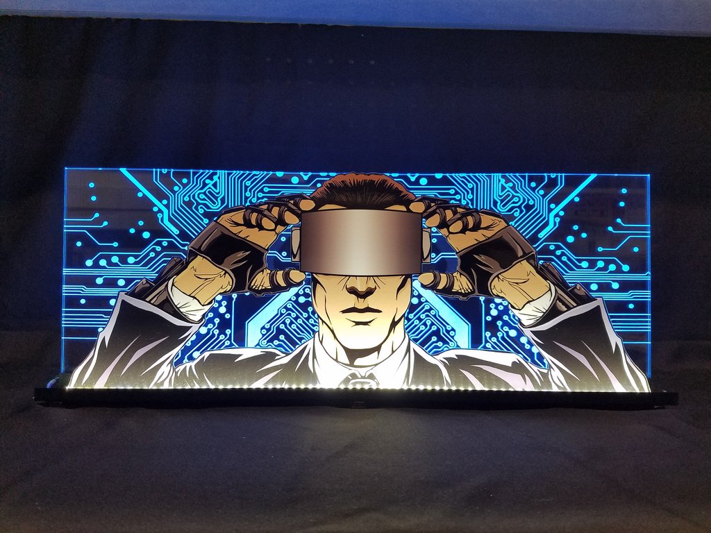 Johnny Mnemonic Pinball Topper