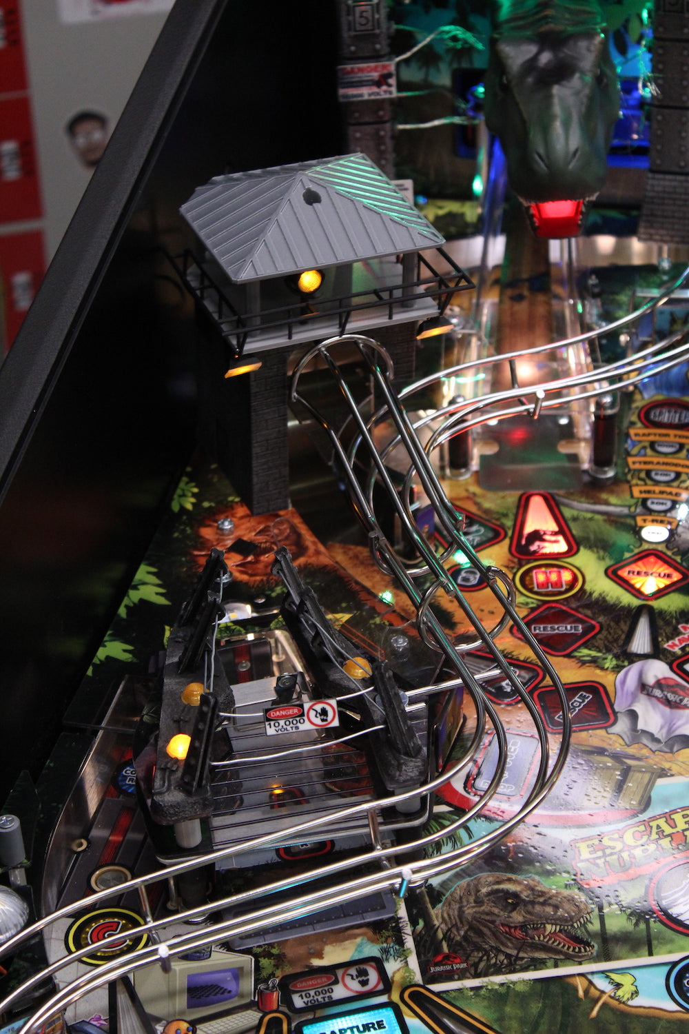 Jurassic Park Pinball Raptor Lookout Tower Pro