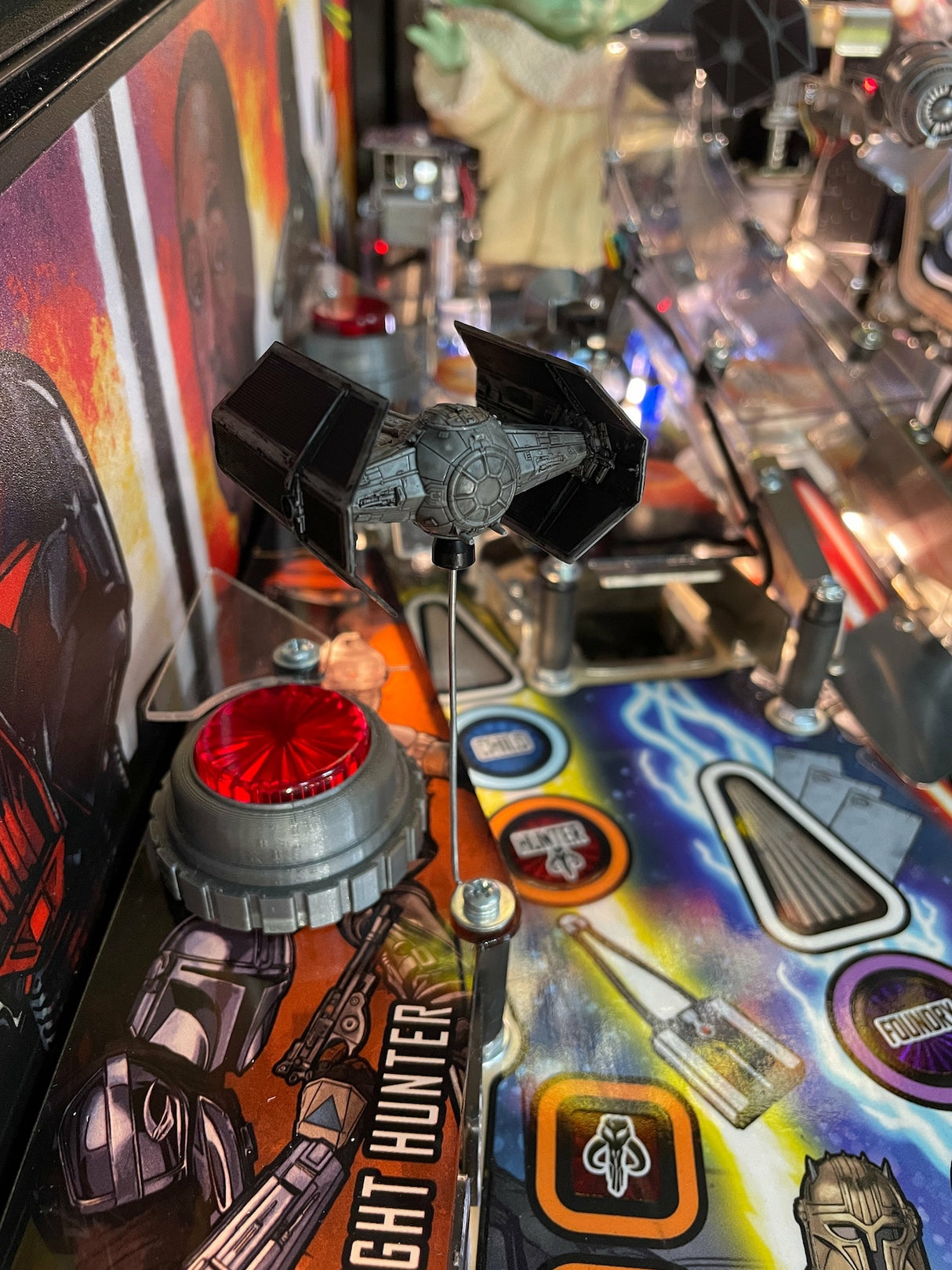 Mandalorian Pinball Tie Fighter Toy Set