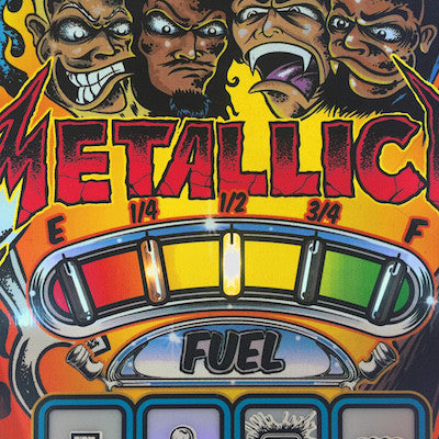 Metallica Pinball Gel Inserts - Mezel Mods
 - 1
