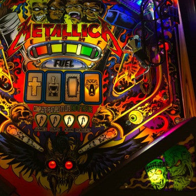 Metallica Pinball Plastic Protectors - Mezel Mods
- 1