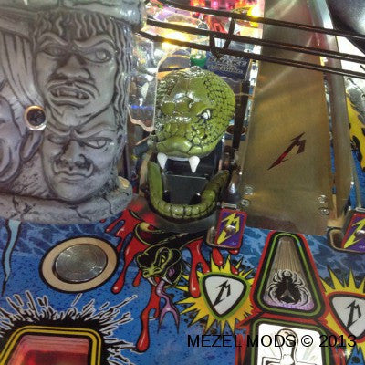 Metallica Pinball Snake Fangs Mod - Mezel Mods
- 1