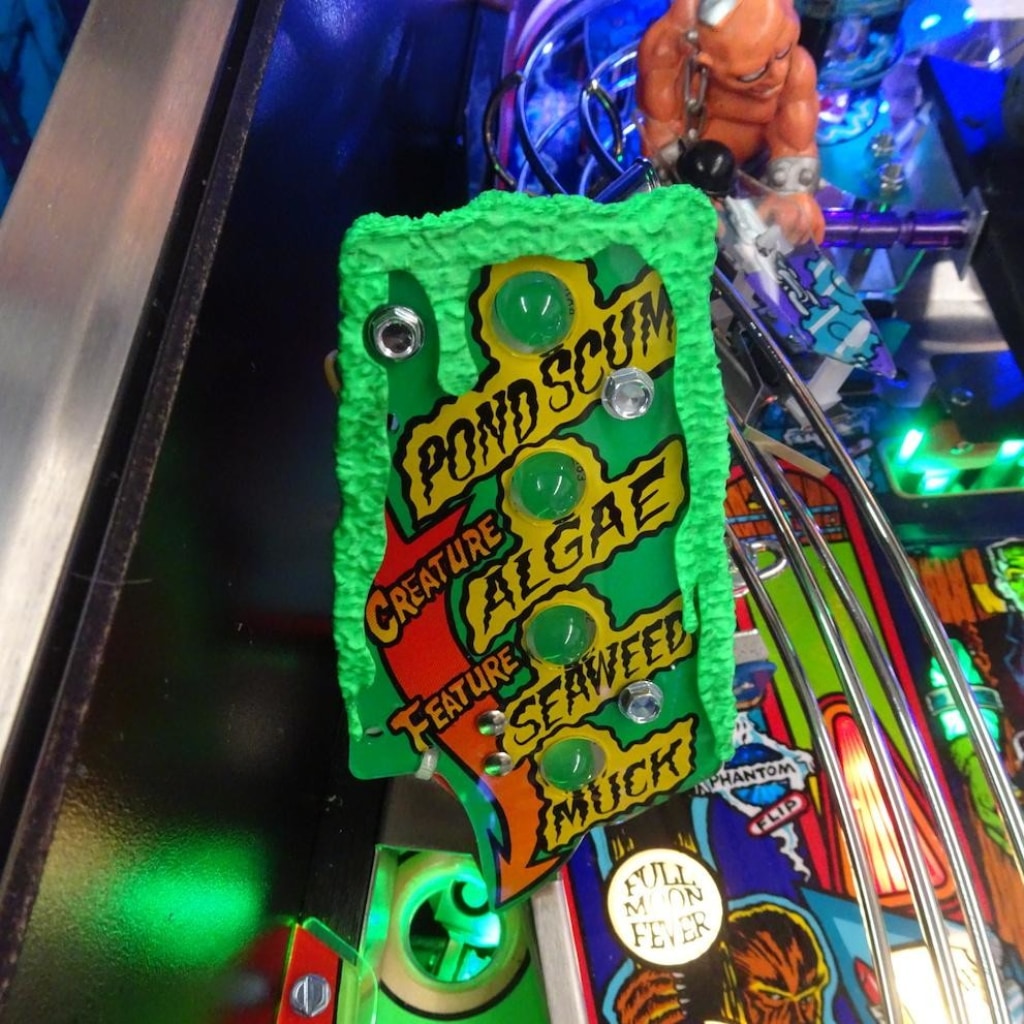 Monster Bash Pinball Algae Playfield Accessories
