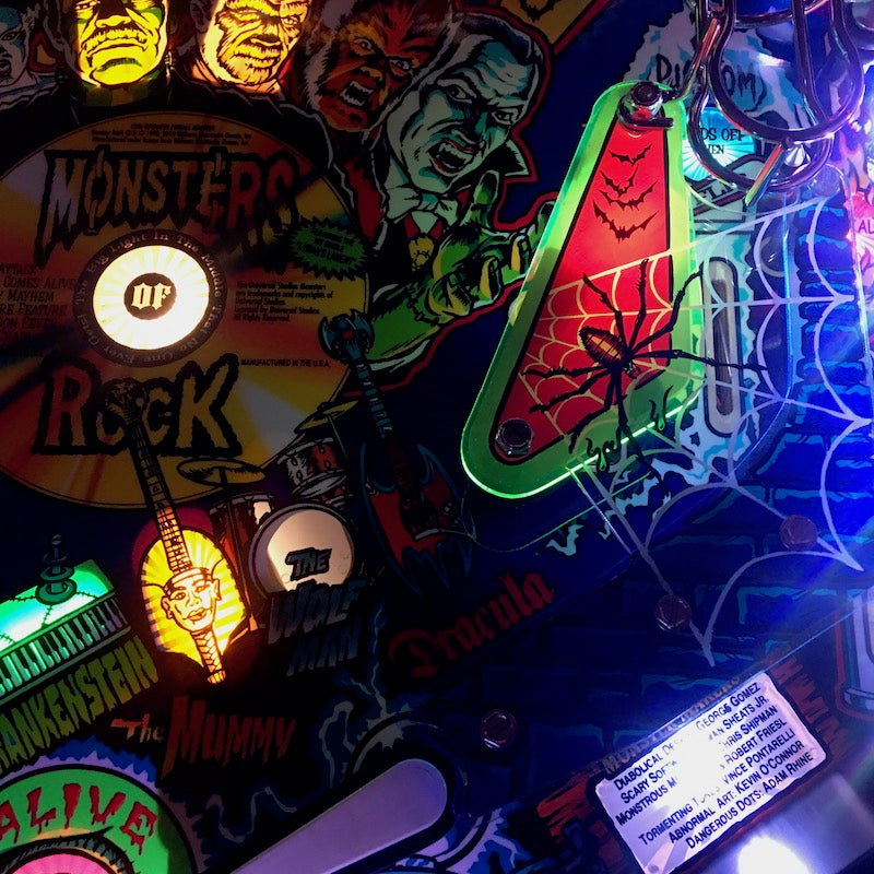 Monsters Bash Pinball Plastic Protectors