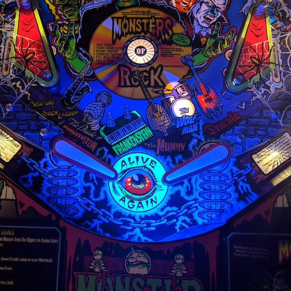 Monster Bash Remake Pinball Trough Lighting Kit
