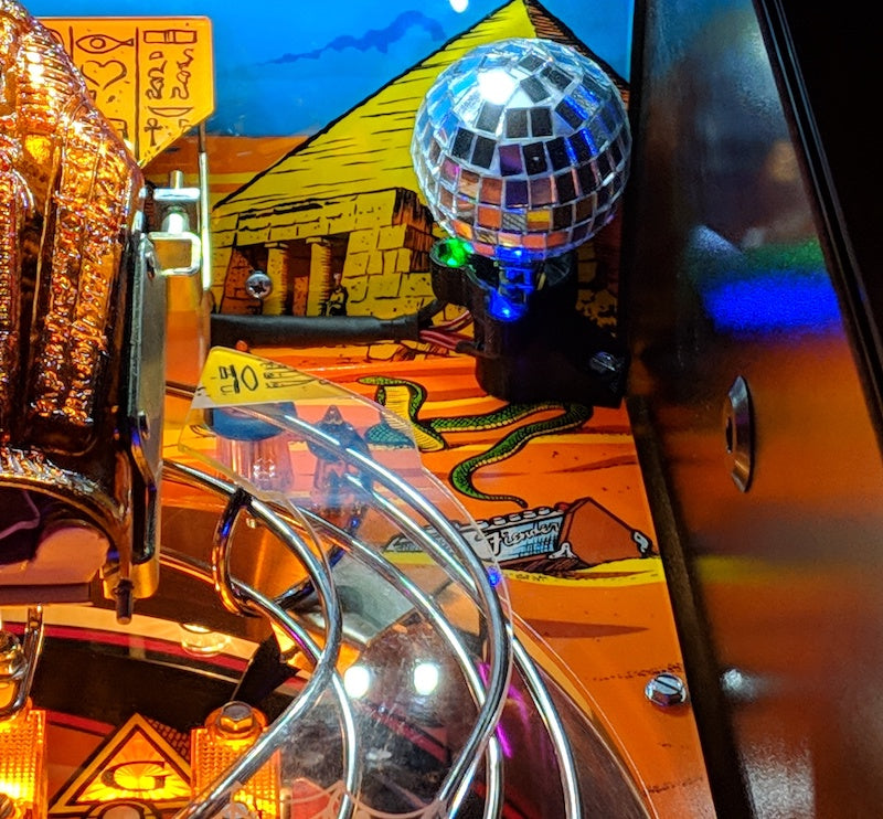 Monster Bash Pinball Motorized Disco Ball