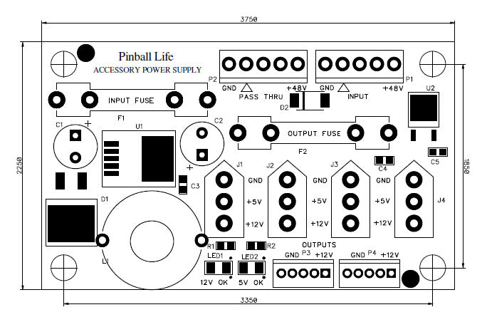 Spooky Pinball Power Accessory: P-ROC