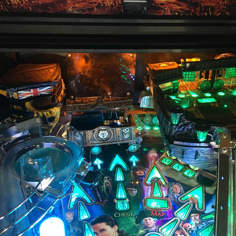 Pirates of the Caribbean Pinball Backboard Illumination