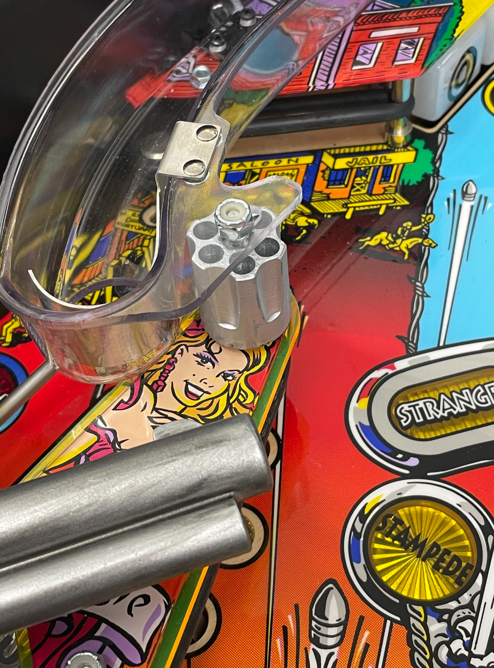 Cactus Canyon Pinball Gun Posts