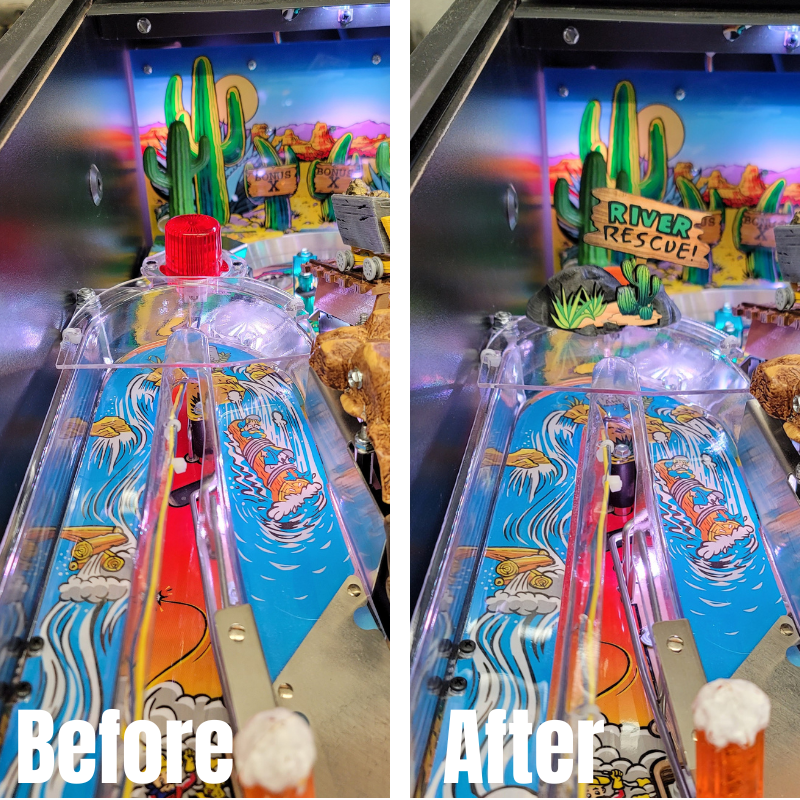 Cactus Canyon River Rescue Sign