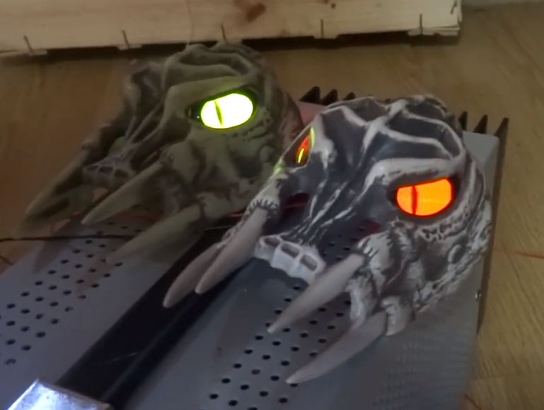 Scared Stiff Pinball Bony Beast Eyes