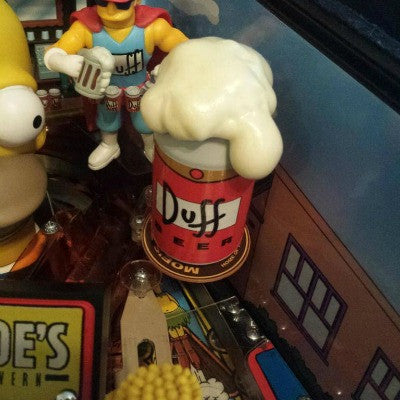 Simpsons Pinball Party Duff Beer Can Mod - Mezel Mods
- 1