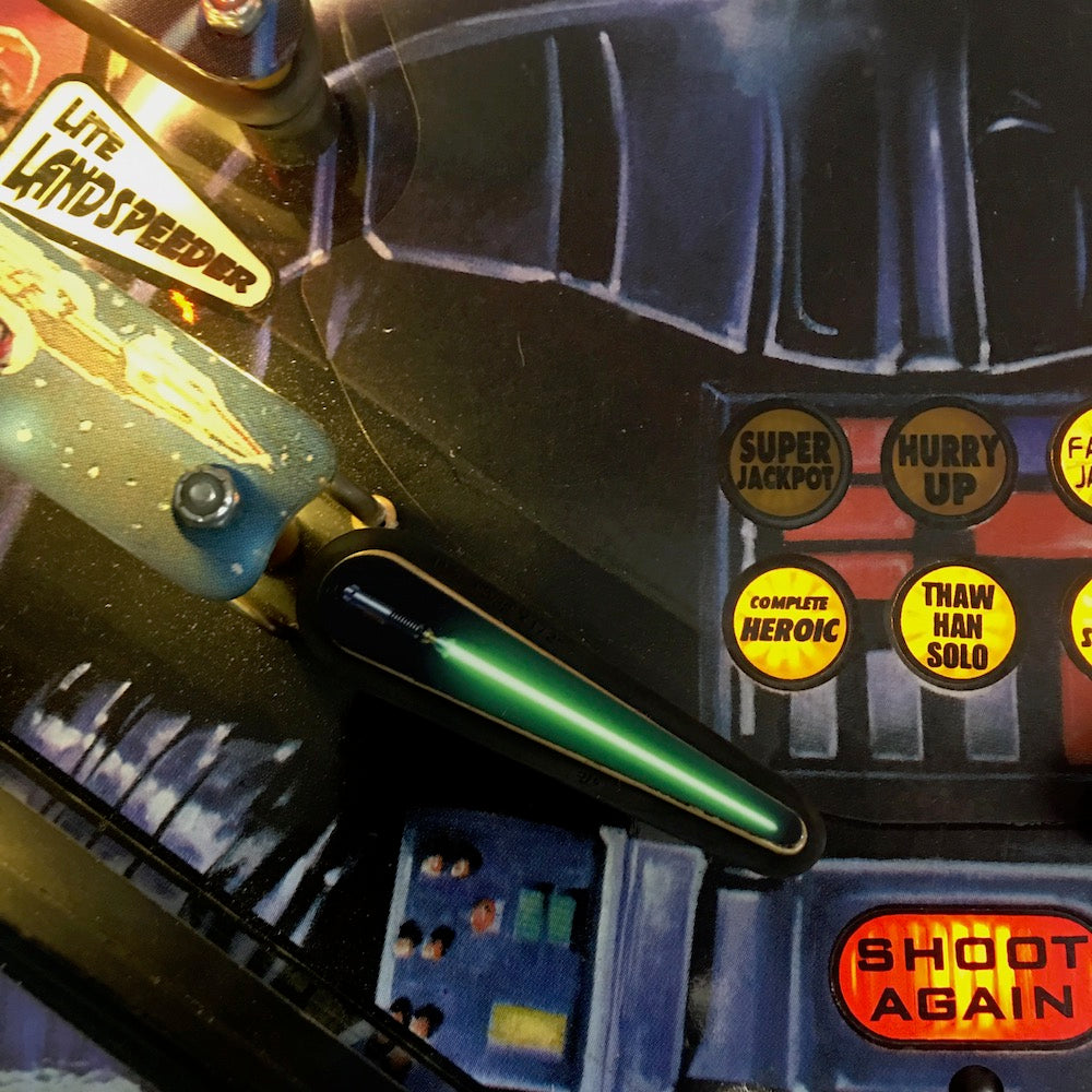Star Wars Trilogy Pinball Lightsaber Flipper Toppers