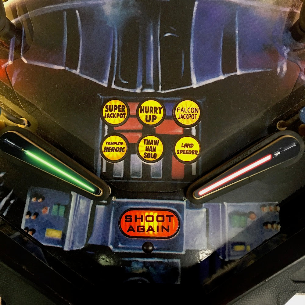 Star Wars Trilogy Pinball Lightsaber Flipper Toppers