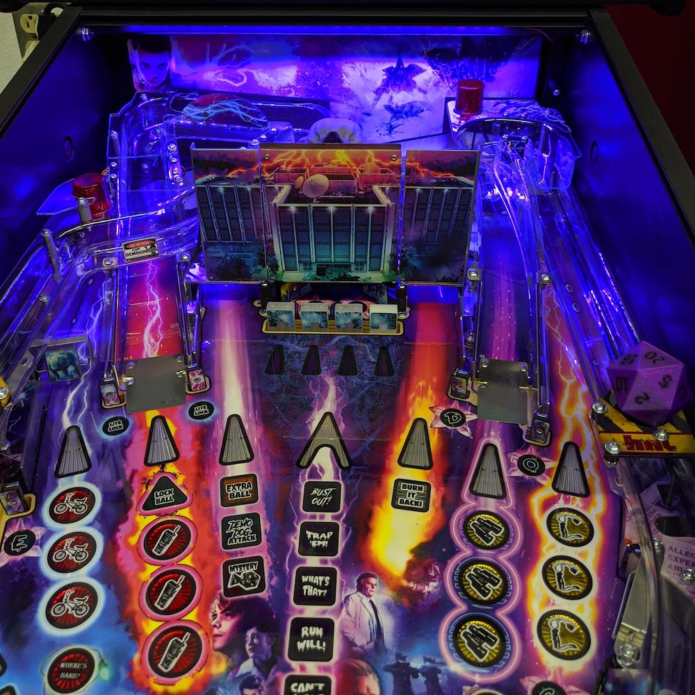 Stranger Things Pinball Backboard Illumination