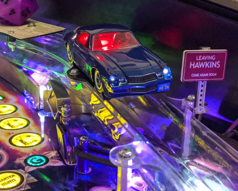 Stranger Things Pinball Camaro Mounting Bracket