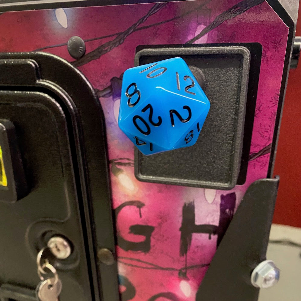 Stranger Things Pinball D20 Shooter Rod