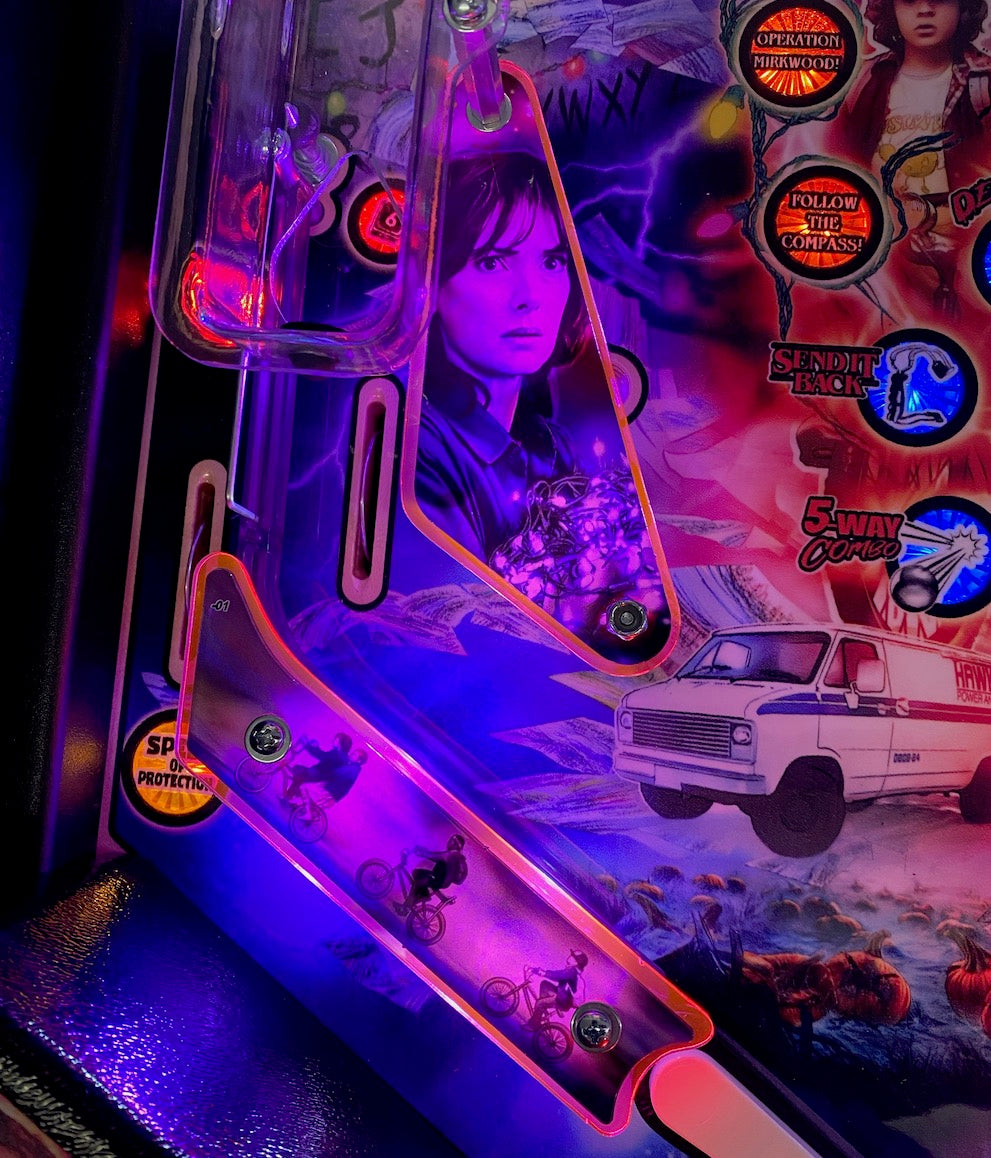 Stranger Things Pinball Pinball Plastic Protectors