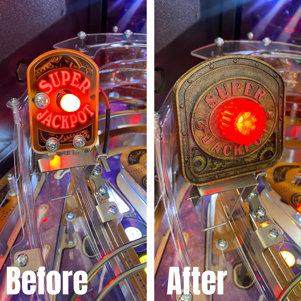 Rush Pinball Super Jackpot Sign