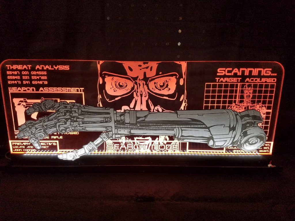 Terminator 2 Pinball Topper