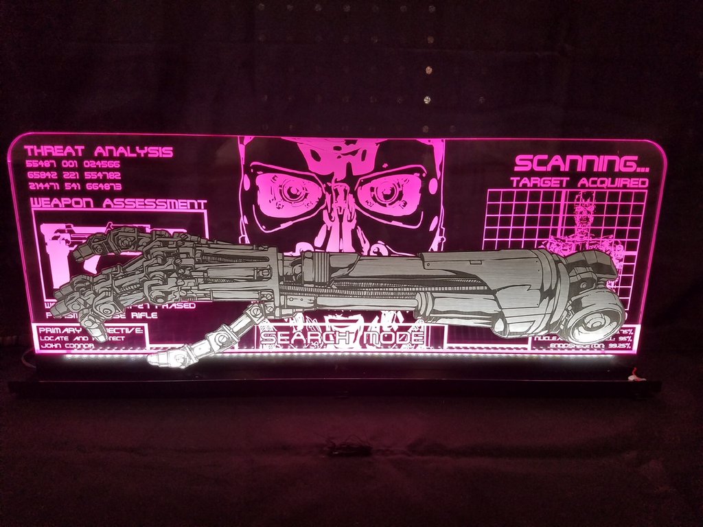 Terminator 2 Pinball Topper