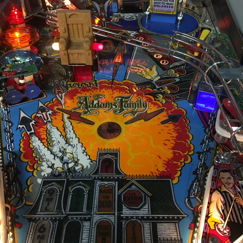 The Addams Family Pinball Swamp Scoop Illumination