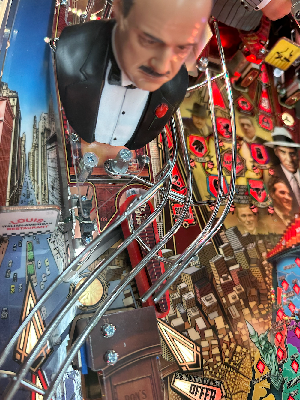 Godfather Pinball Flipper Bat Toppers