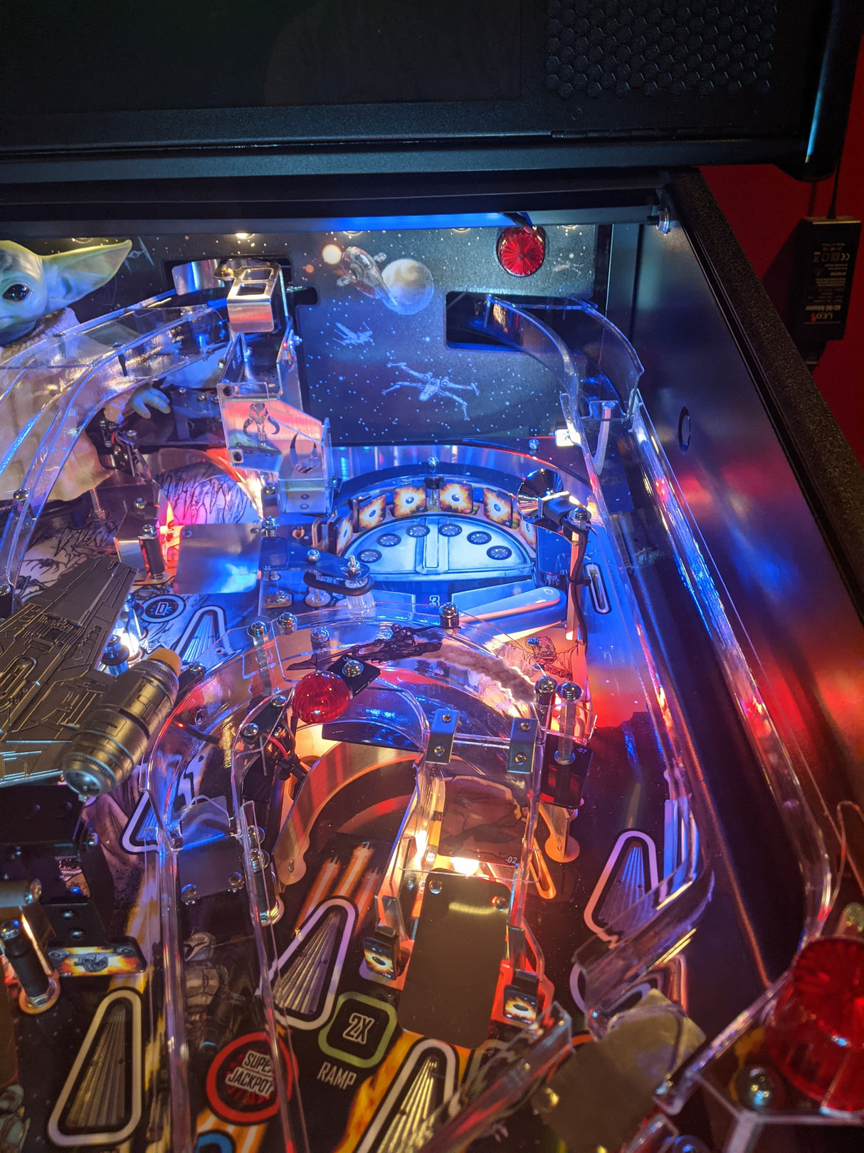 Mandalorian Pinball Upper Playfield Illumination