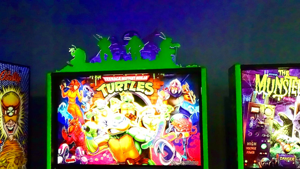 Teenage Mutant Ninja Turtles Pinball Silhouette Topper