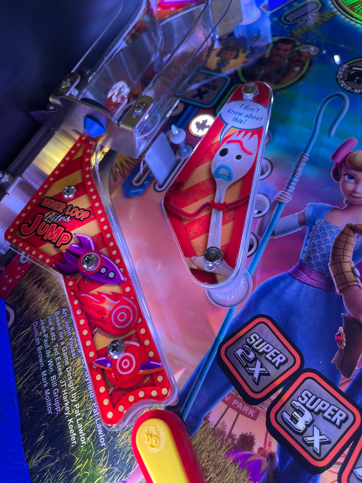 Toy Story 4 Pinball Plastic Protectors