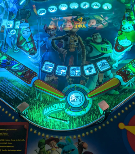 Toy Story 4 Pinball RGB Backboard & Trough Kit