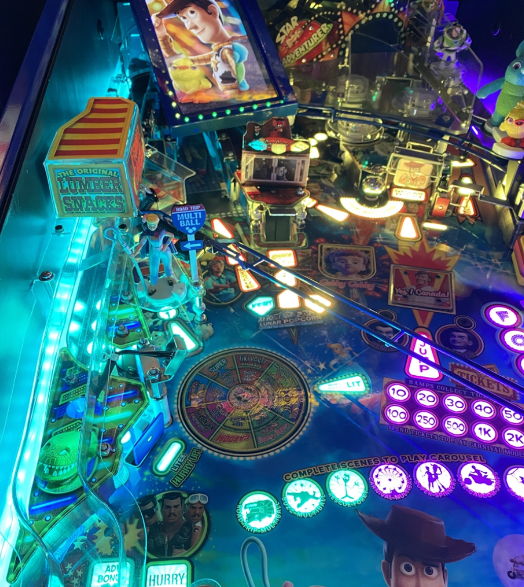 Toy Story 4 Roadtrip Multiball Sign
