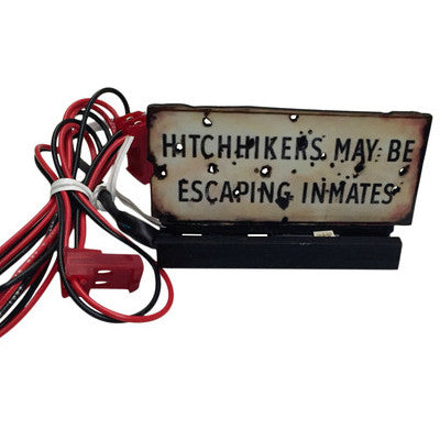 Walking Dead Pinball Prison Hitchhiker Sign - Mezel Mods
- 2