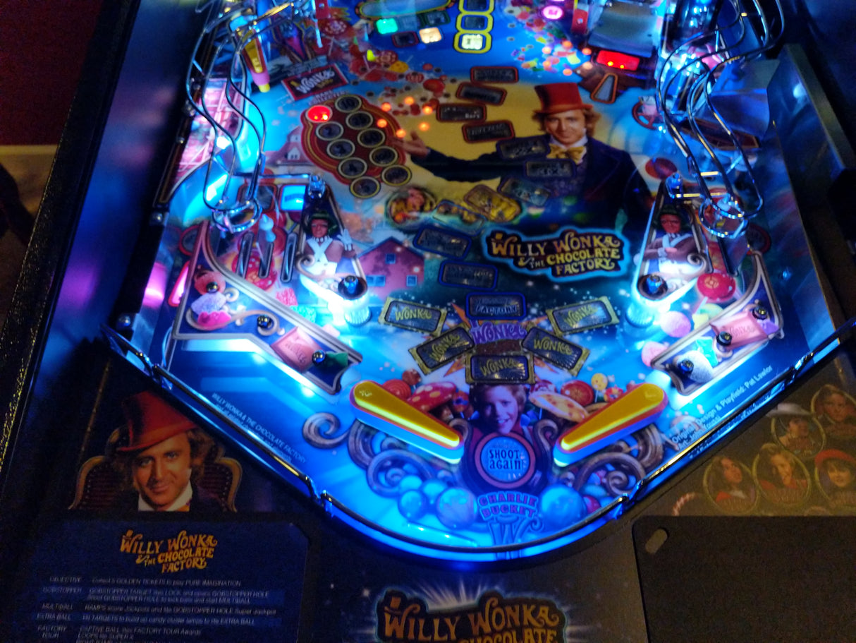 Willy Wonka Pinball Trough Illumination