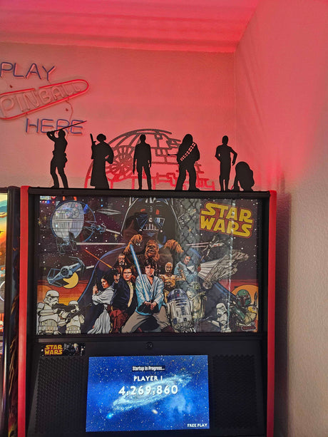 Star Wars Pinball Silhouette Topper