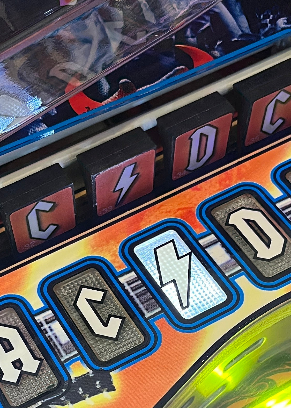 PowerPlay ALL THOSE YEARS メロハーAOR AC/DC Pinball Illuminated Drop Target – Mezel Mods