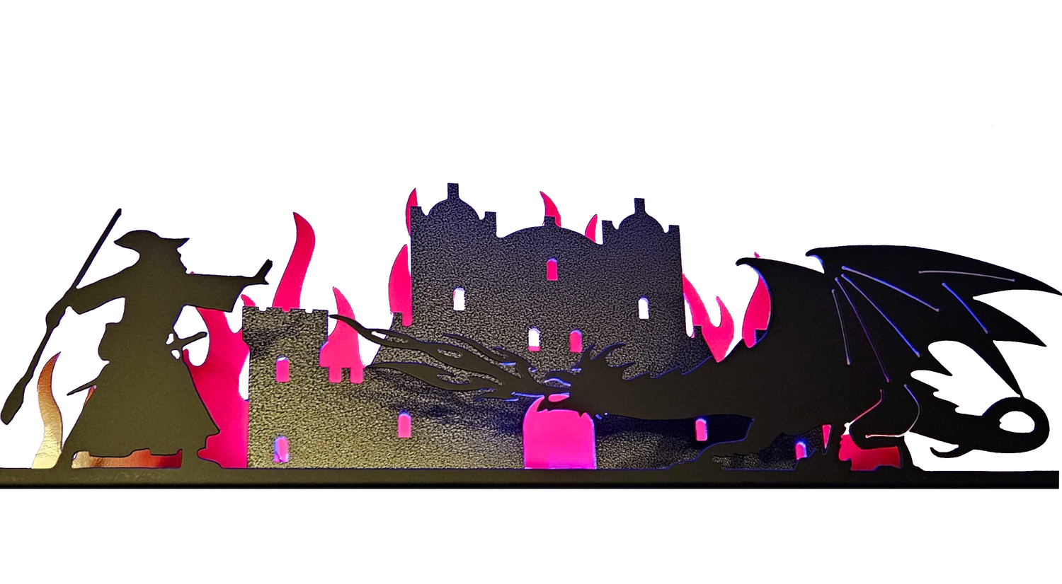 Dungeons & Dragons Pinball Silhouette Topper – Mezel Mods