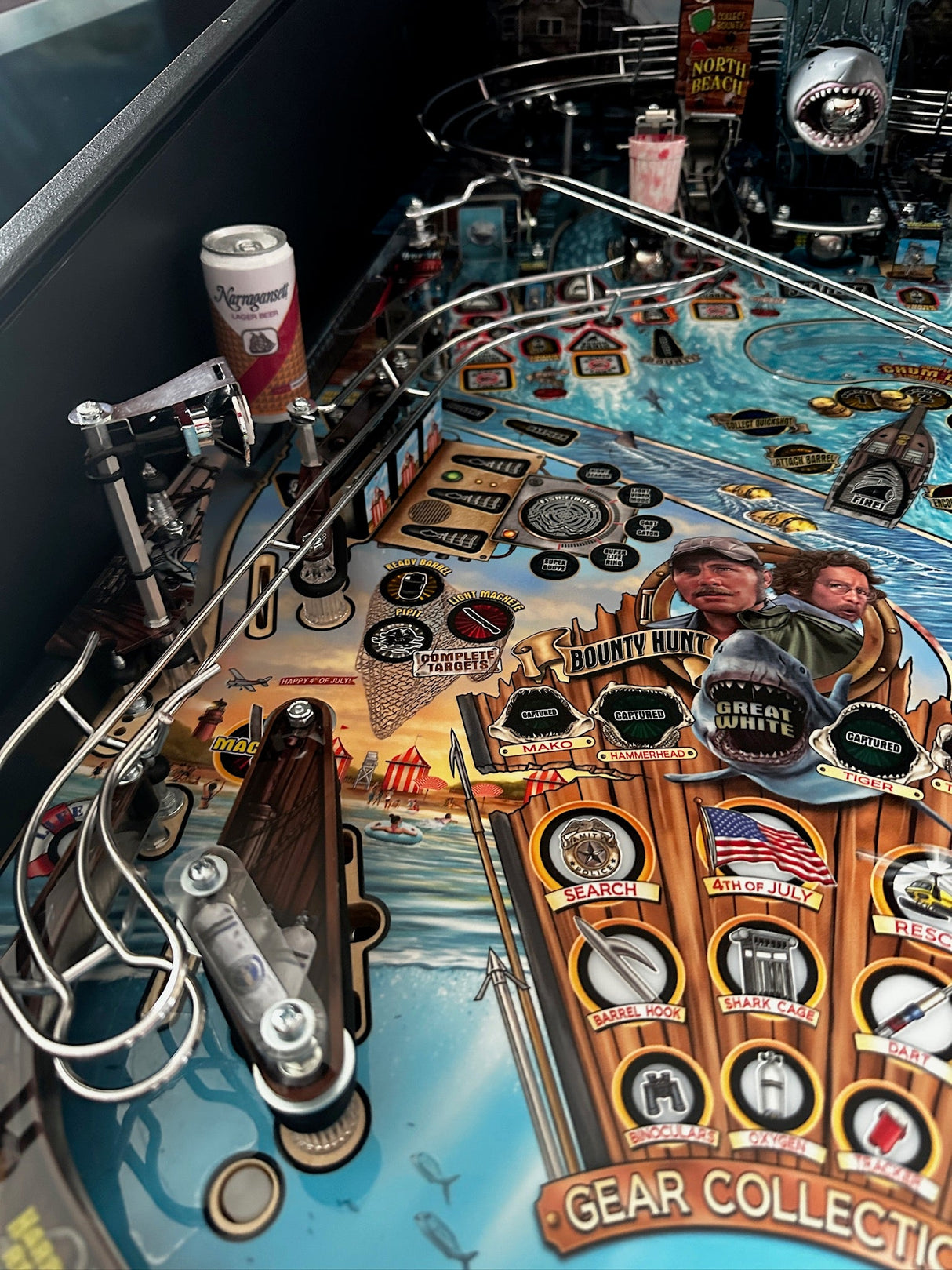 Jaws Pinball Beer Can