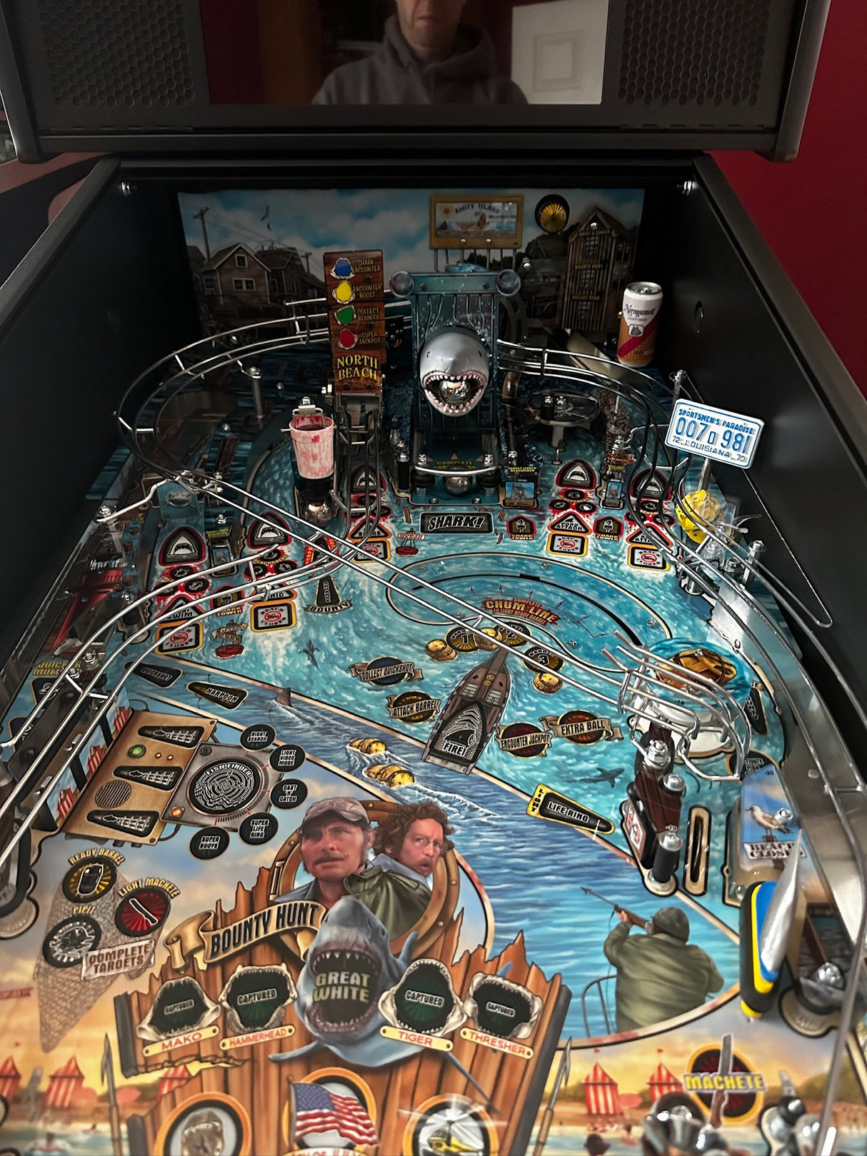 Jaws Pinball Beer Can