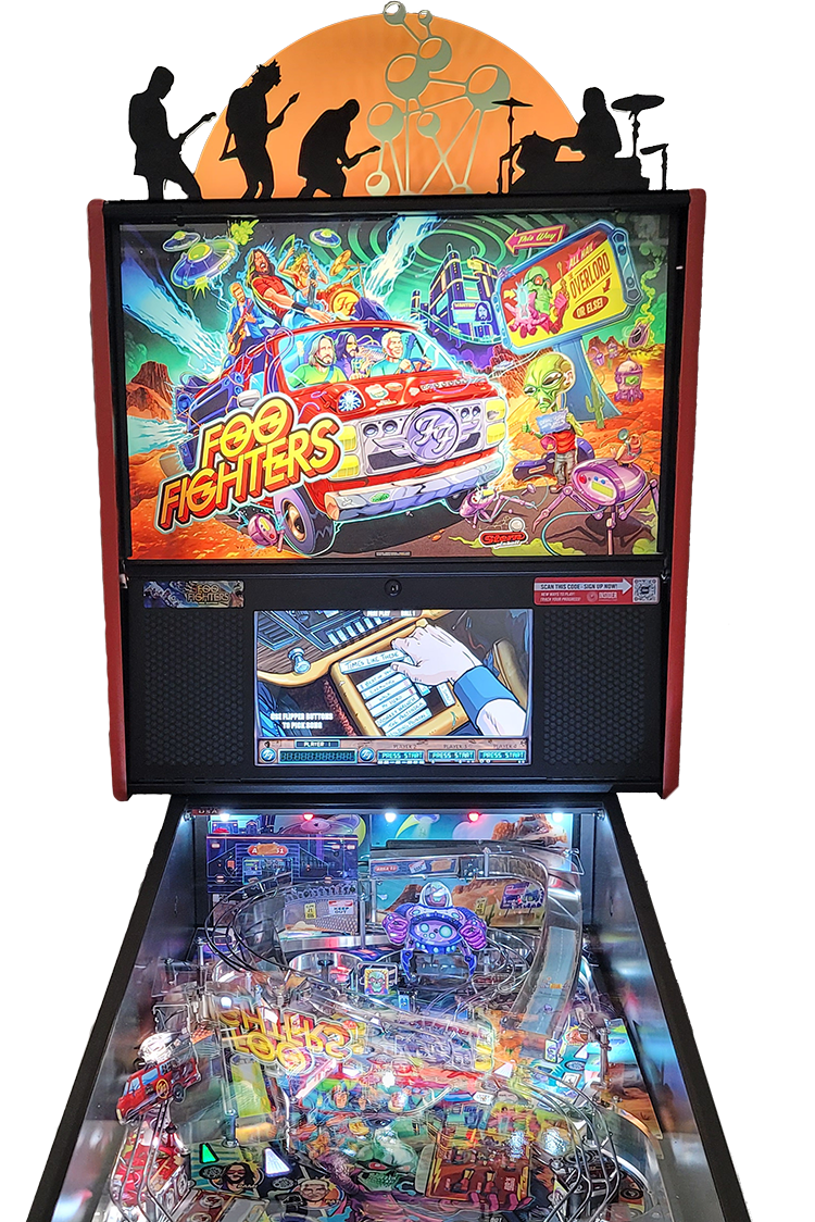 Foo Fighters Pinball Topper – Mezel Mods | Pinball Accessories