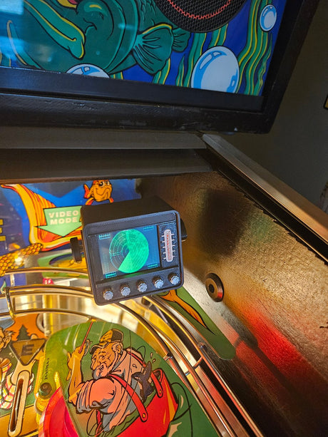 Fish Tales Pinball Fish Finder Video Display