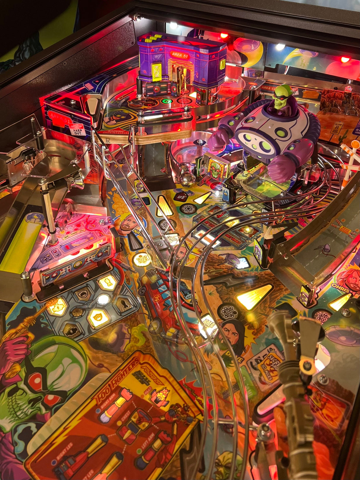 Foo Fighters Pinball Area 51 Building Upgrade- Prem/LE