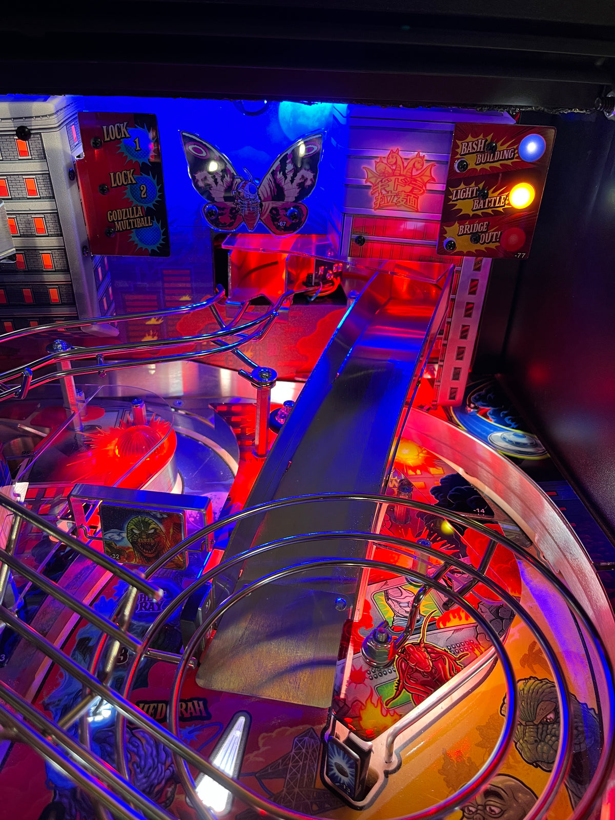 Pinball Ramp Track Godzilla Pinball Pro|Mezel Mods