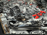 Godzill Pinball Original and  70TH Plastic Protector & Hardware Set for "RAMPAGE"