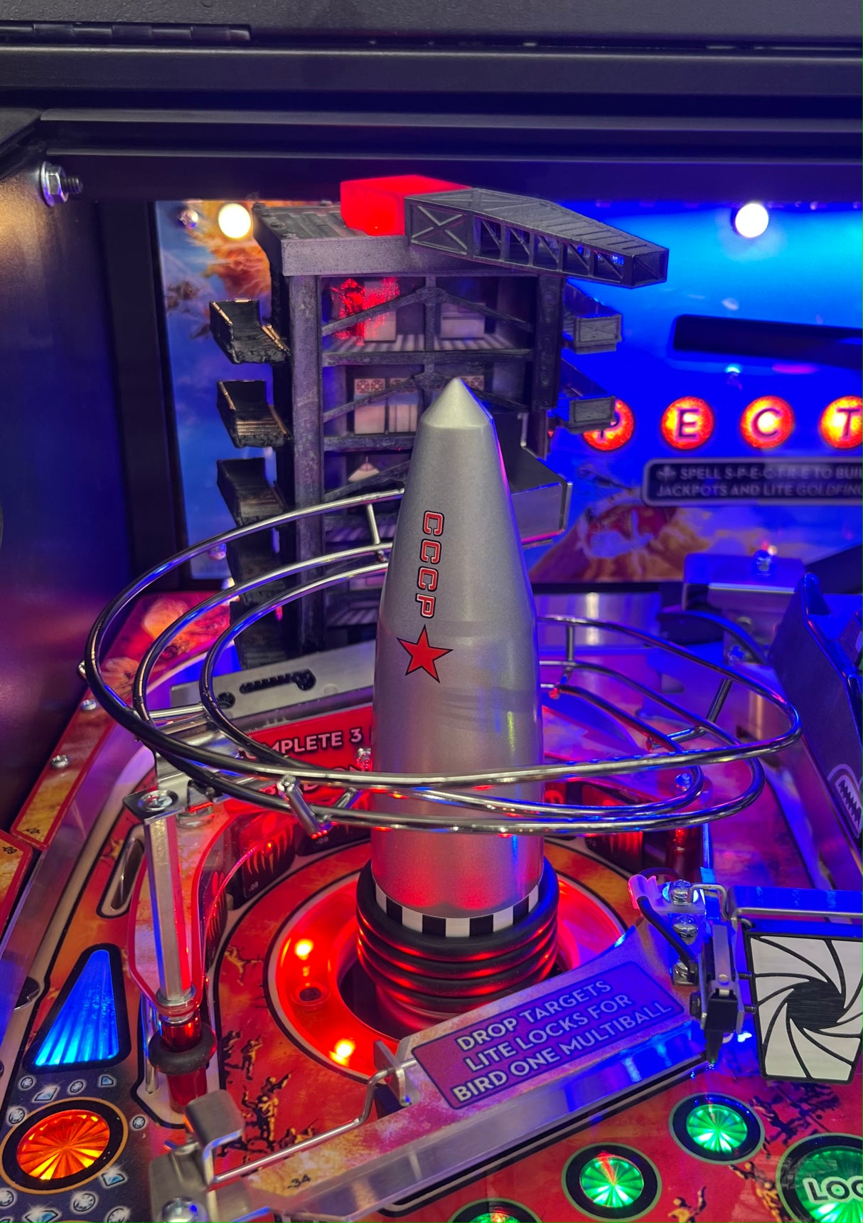 James Bond 007 Pinball Rocket Scaffolding Upgrade Prem/LE