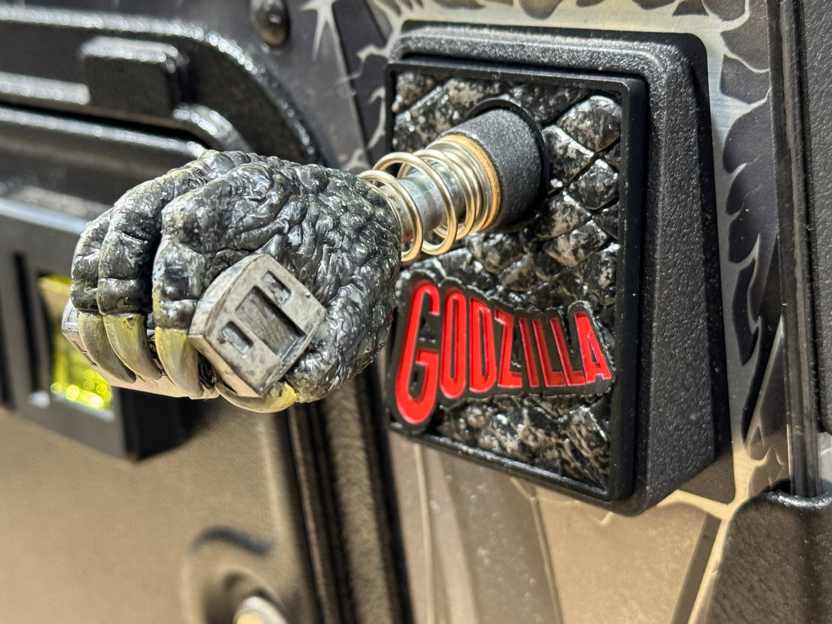 Gozilla 70th Subway Shooter Rod and Plate