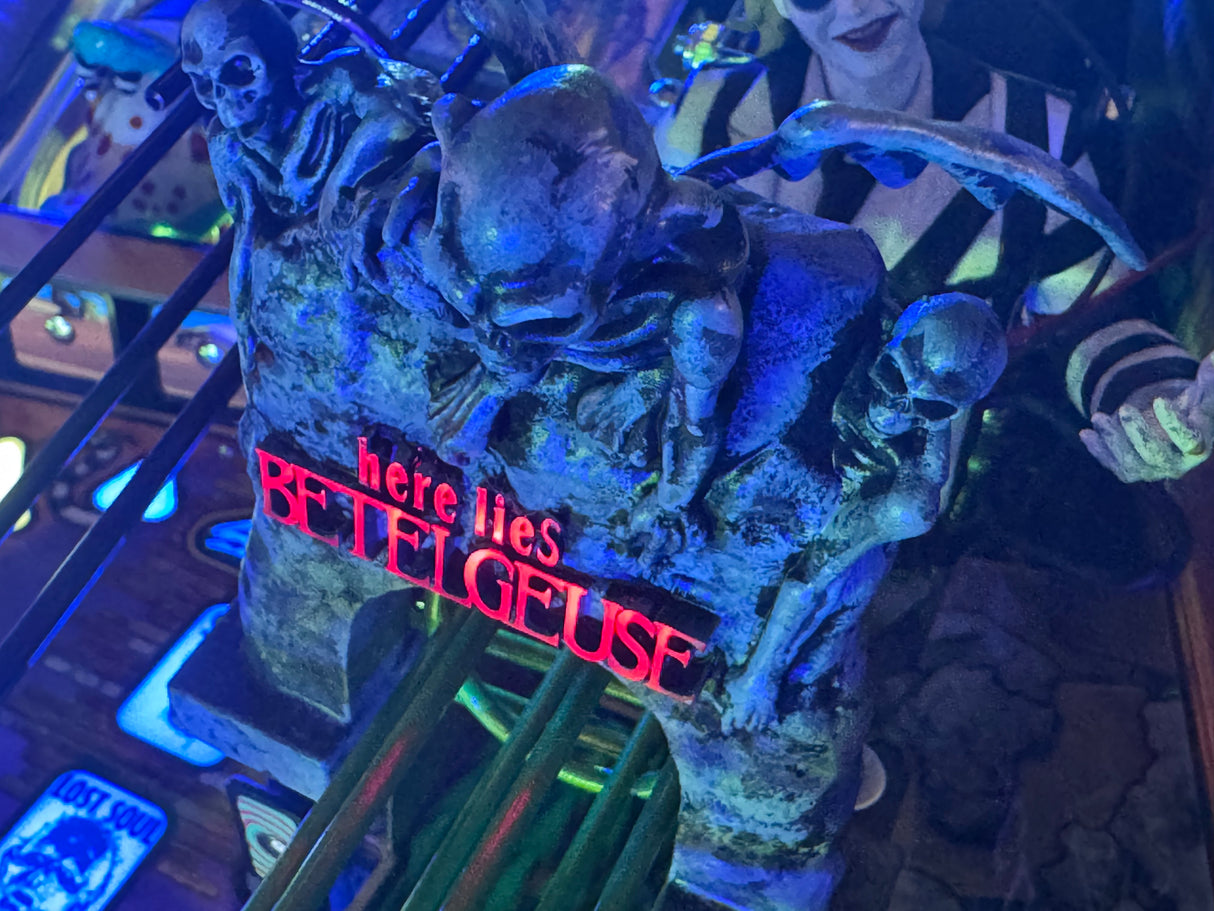 Beetlejuice Pinball Graveyard Tombstone