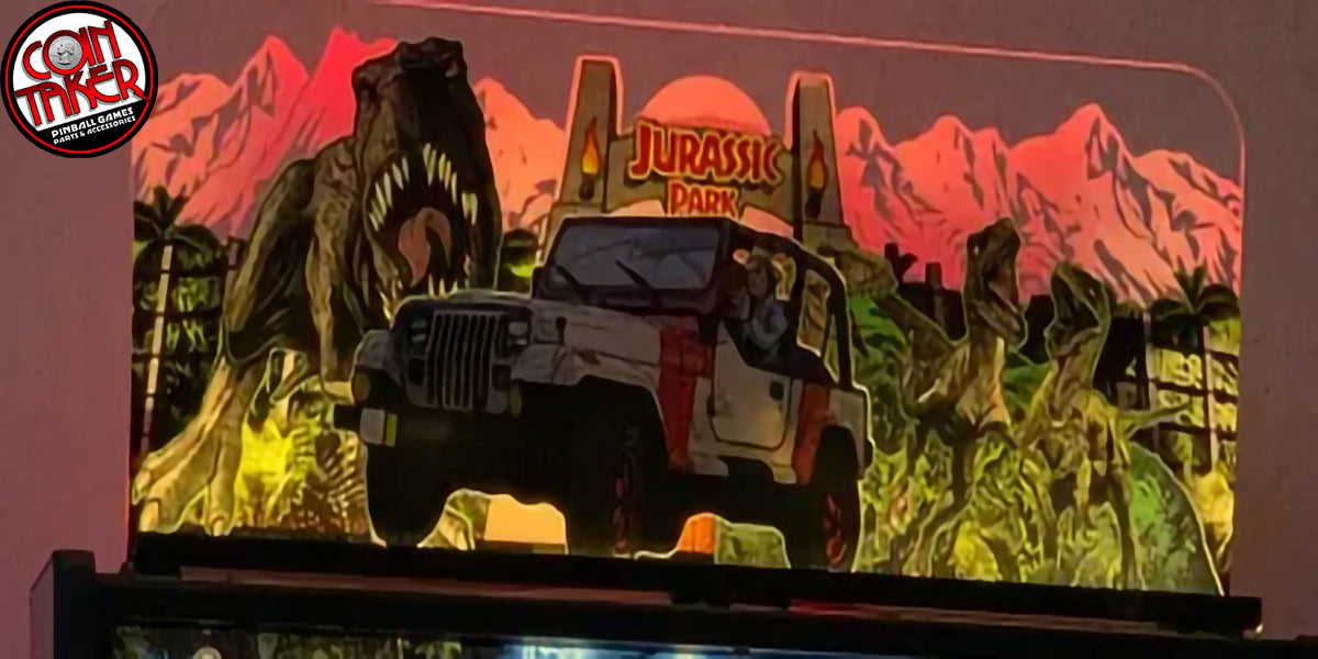 Stickers Jurassic Park pour Pincab Pinball Flipper Stickers Jurassic Park pour Pincab Pinball Flipper