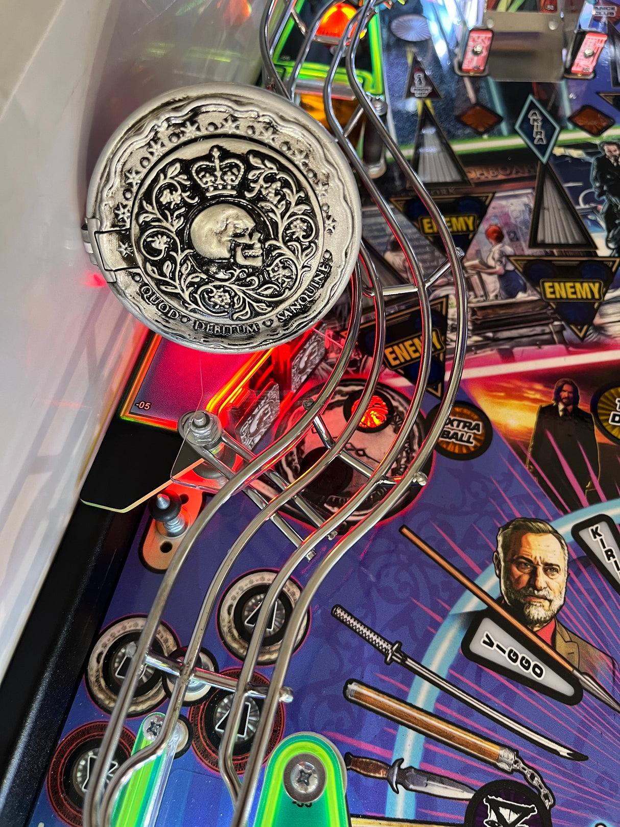 John Wick Pinball Blood Oath Target Illumination