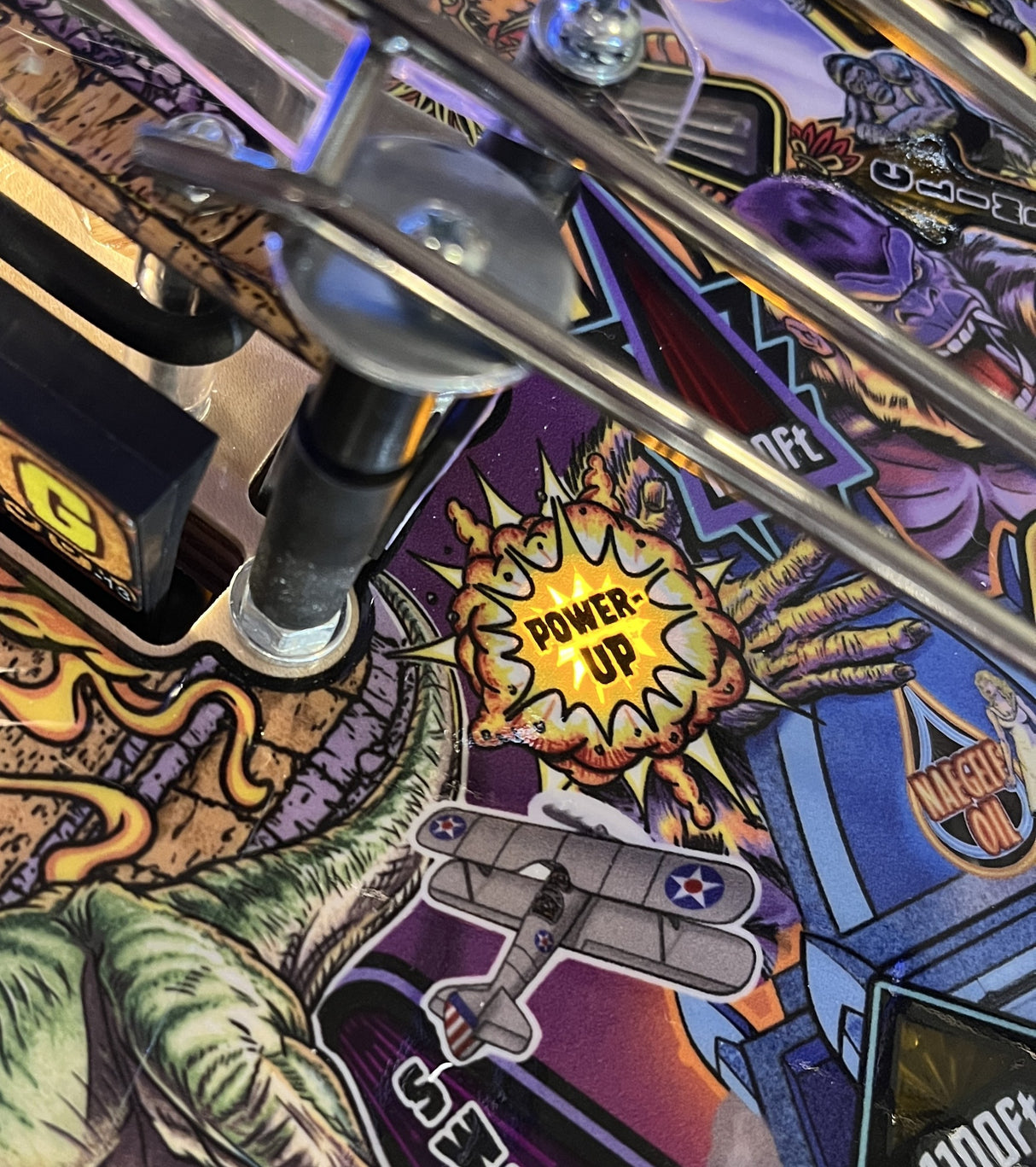 King Kong Pinball Gel Inserts